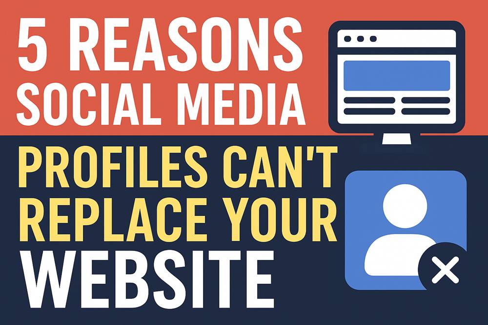 5 Reasons Social Media Profiles Can’t Replace Your Website
