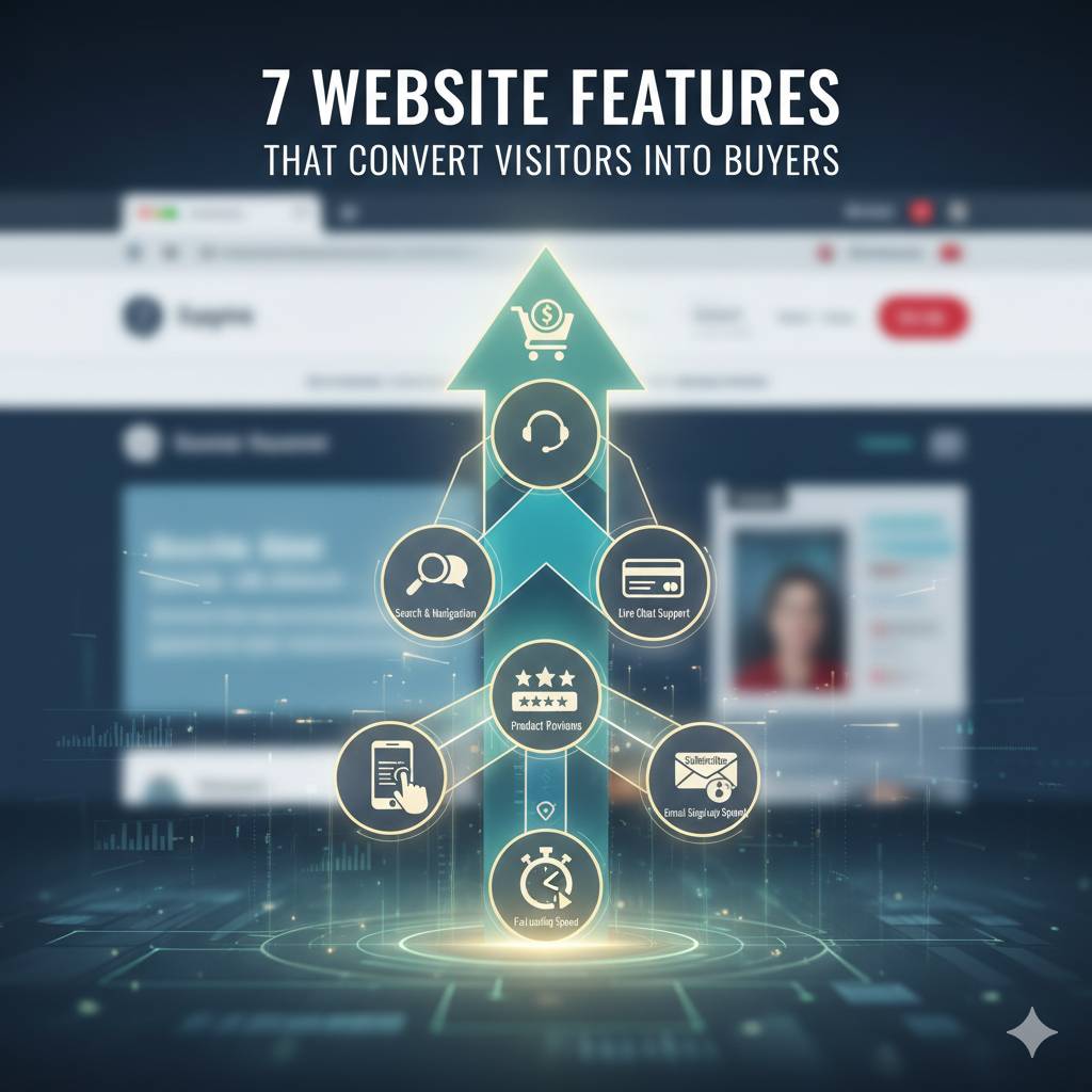 7 Website Features That Convert Visitors Into Buyers
